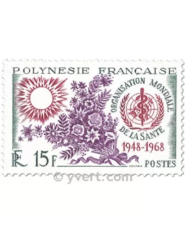 n° 60/61 - Timbre Polynésie Poste 2