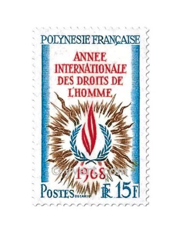 n° 62/63 - Timbre Polynésie Poste 2