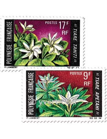 n° 64/65 - Timbre Polynésie Poste 2