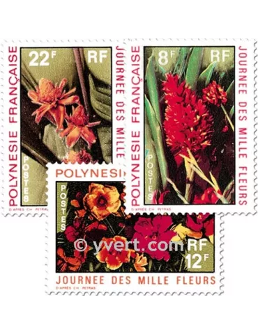 n° 83/85 - Timbre Polynésie Poste 2