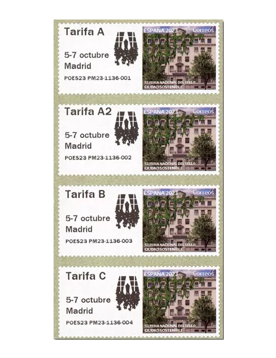 n° 201a - Timbre ESPAGNE Timbres de distributeurs