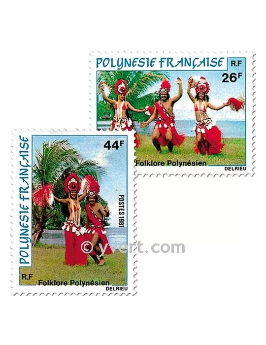 n° 165/167 - Timbre Polynésie Poste