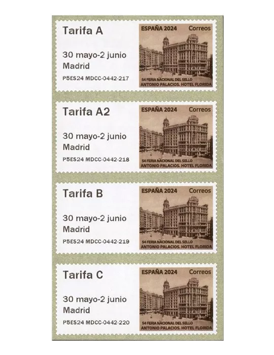 n° 207 - Timbre ESPAGNE Timbres de distributeurs