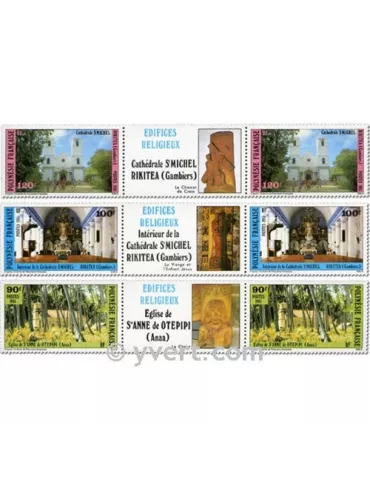 n° 243A/245A - Timbre Polynésie Poste 2