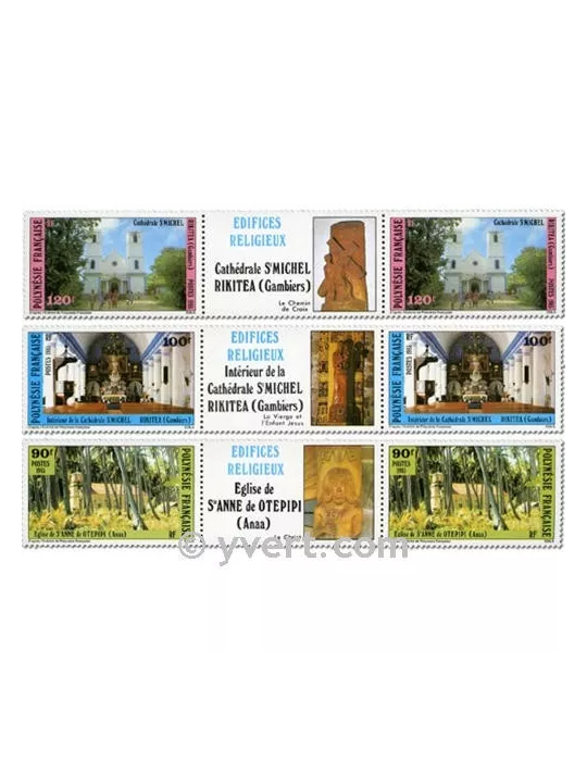 n° 243A/245A - Timbre Polynésie Poste