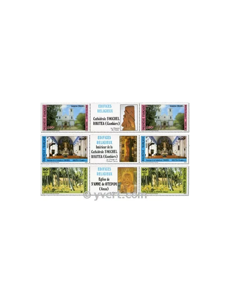 n° 243A/245A - Timbre Polynésie Poste