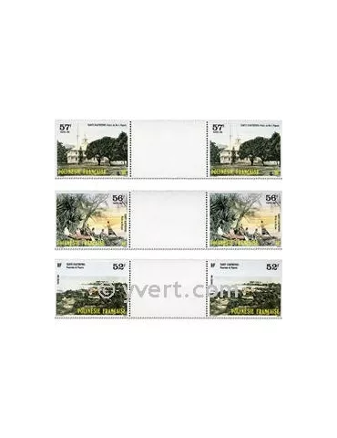 n° 256A/258A - Timbre Polynésie Poste