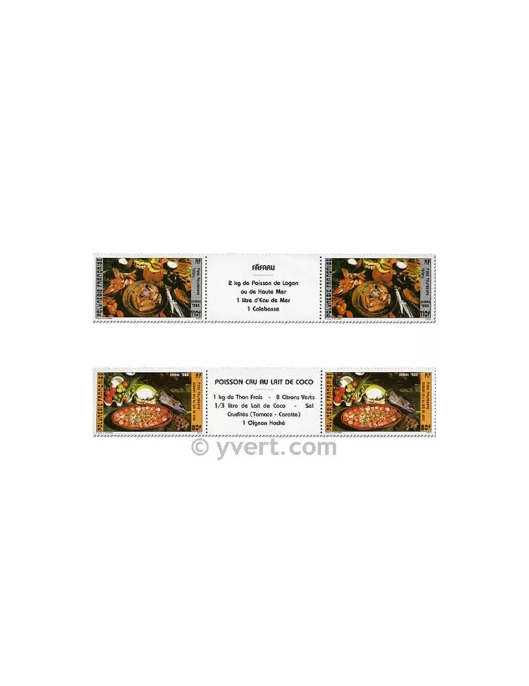 n° 261A/262A - Timbre Polynésie Poste