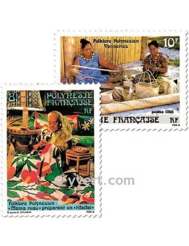 n° 263/265 - Timbre Polynésie Poste 2