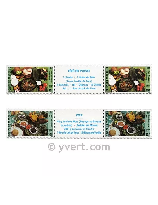 n° 278A/279A - Timbre Polynésie Poste