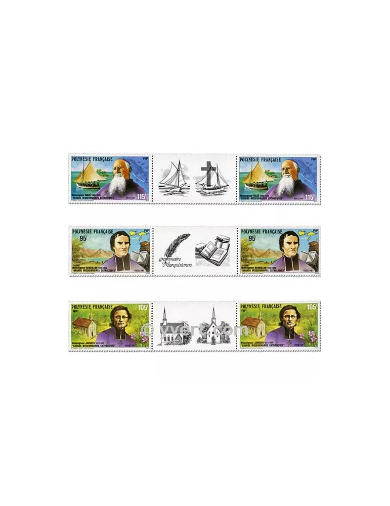 n° 292A/294A - Timbre Polynésie Poste