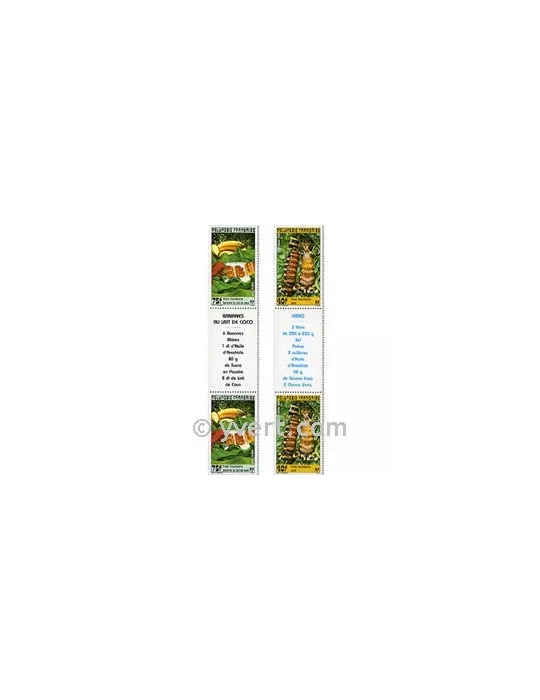 n° 295A/296A - Timbre Polynésie Poste