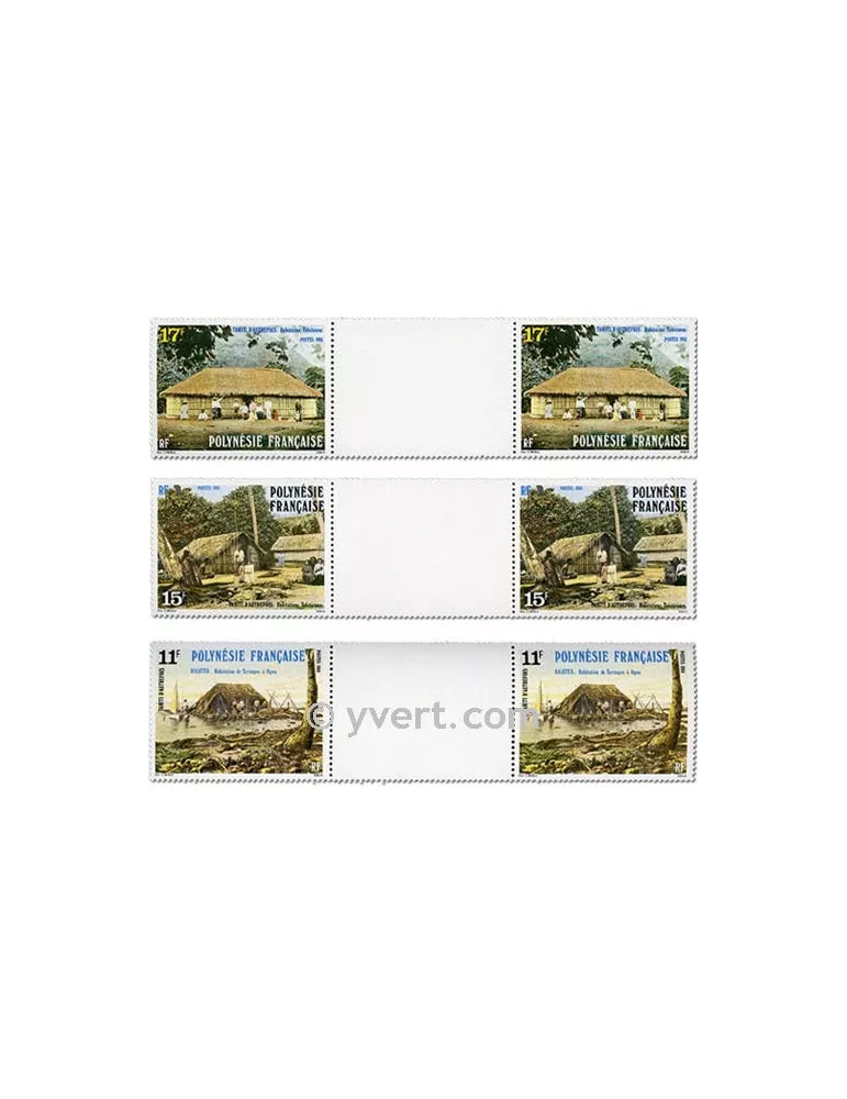 n° 299A/301A - Timbre Polynésie Poste