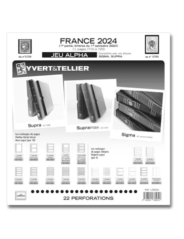 FRANCE ALPHA : 2024 - 1ER SEMESTRE (JEUX SANS POCHETTES)