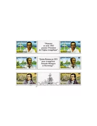 n° 318A/320A - Timbre Polynésie Poste
