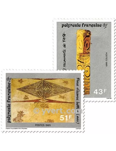 n° 328/330 - Timbre Polynésie Poste 2