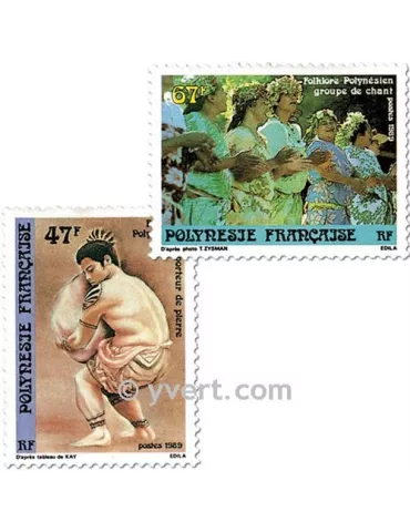 n° 333/335 - Timbre Polynésie Poste 2