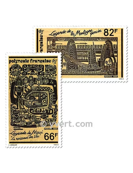 n° 347/349 - Timbre Polynésie Poste