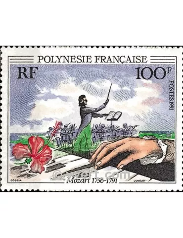 n° 389 - Timbre Polynésie Poste 2