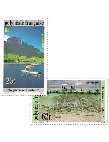 n° 390/392 - Timbre Polynésie Poste 2