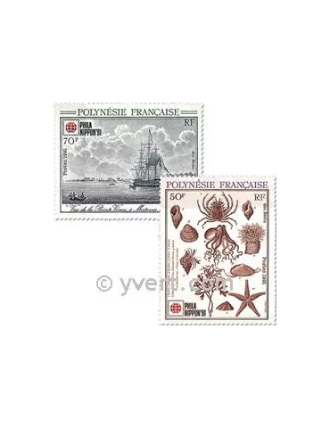 n° 393/394 - Timbre Polynésie Poste