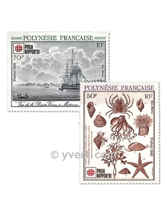 n° 393/394 - Timbre Polynésie Poste