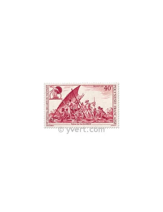 n° 419/420 - Timbre Polynésie Poste