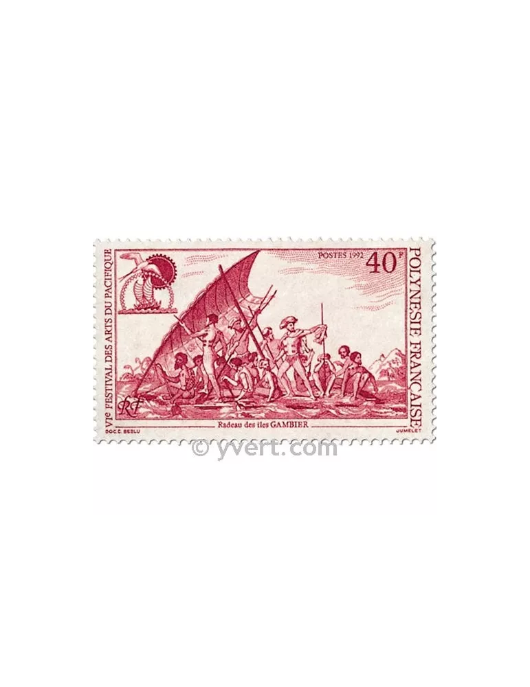 n° 419/420 - Timbre Polynésie Poste