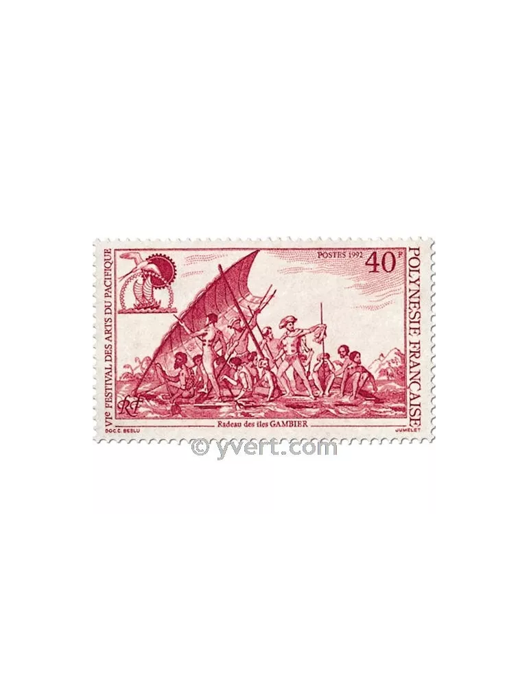 n° 419/420 - Timbre Polynésie Poste