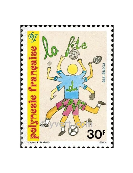 n° 436 - Timbre Polynésie Poste