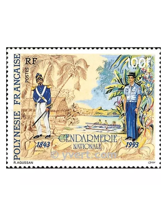 n° 443 - Timbre Polynésie Poste