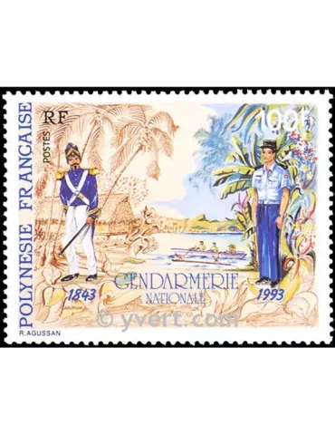 n° 443A - Timbre Polynésie Poste 2