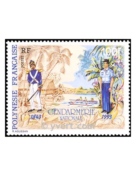 n° 443A - Timbre Polynésie Poste