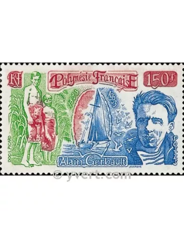 n° 444 - Timbre Polynésie Poste 2