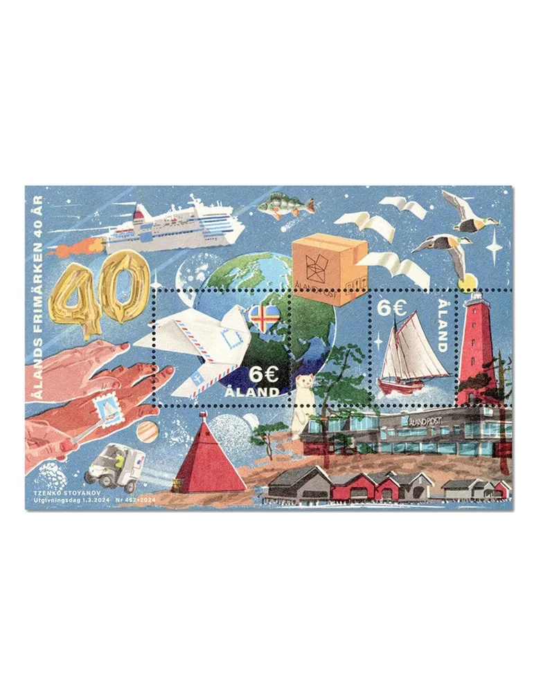 n° F551 - Timbre ALAND Poste