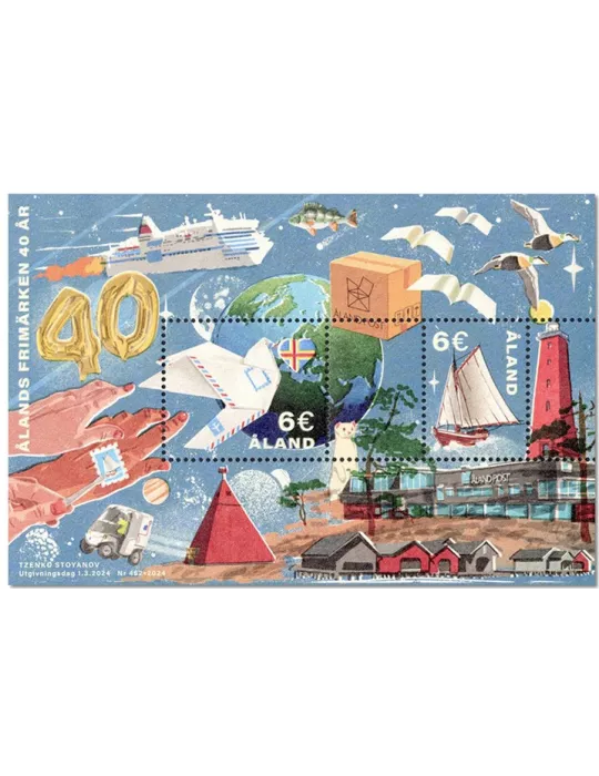 n° F551 - Timbre ALAND Poste