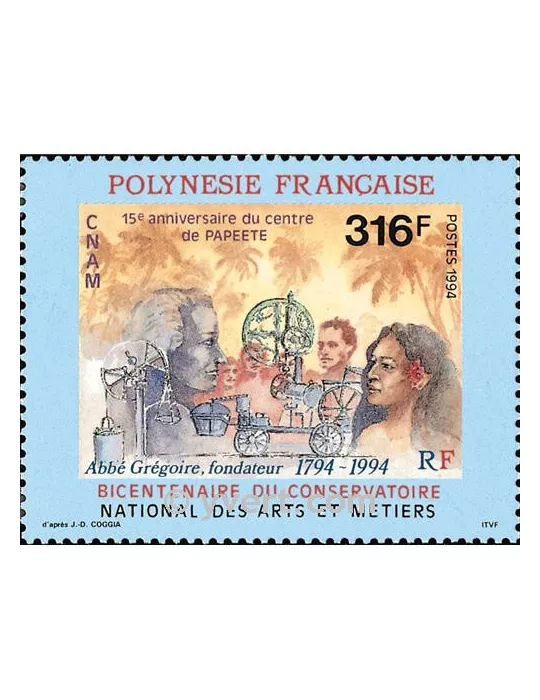 n° 456 - Timbre Polynésie Poste