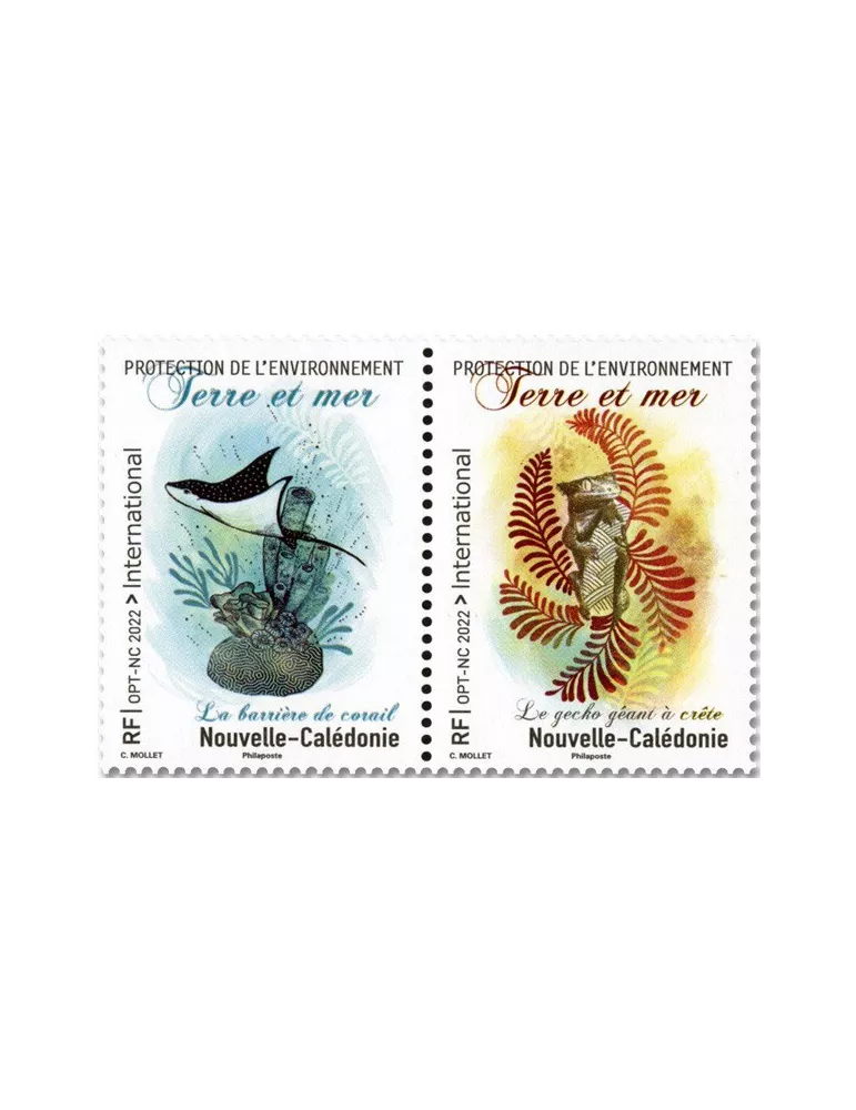 n° 1431/1432 - Timbre Nelle Calédonie Poste