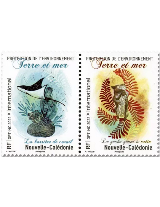 n° 1431/1432 - Timbre Nelle Calédonie Poste