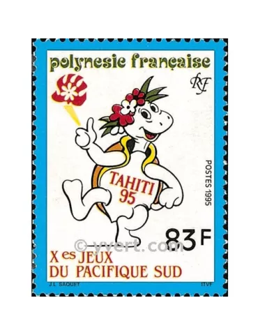 n° 488 - Timbre Polynésie Poste 2
