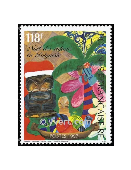 n° 554 - Timbre Polynésie Poste