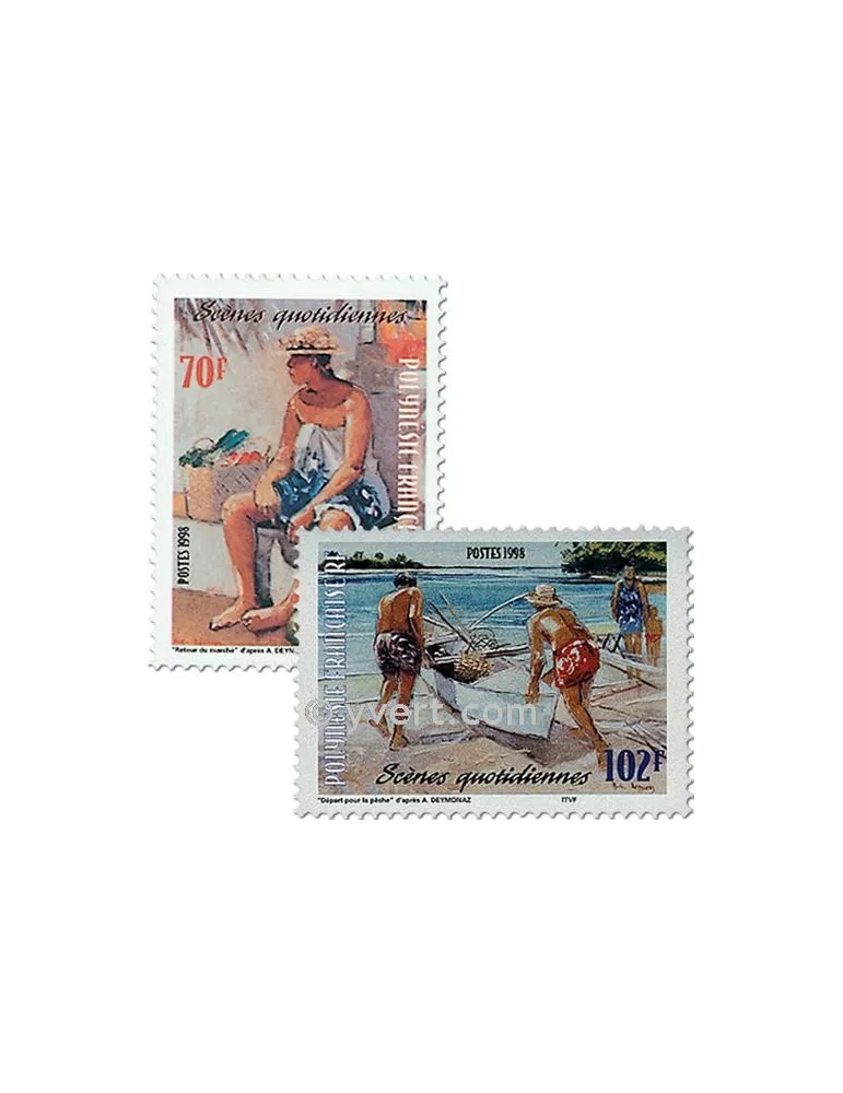 n° 574/577 - Timbre Polynésie Poste