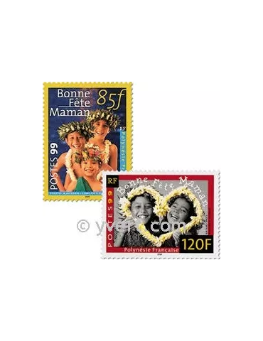 n° 586/587 - Timbre Polynésie Poste