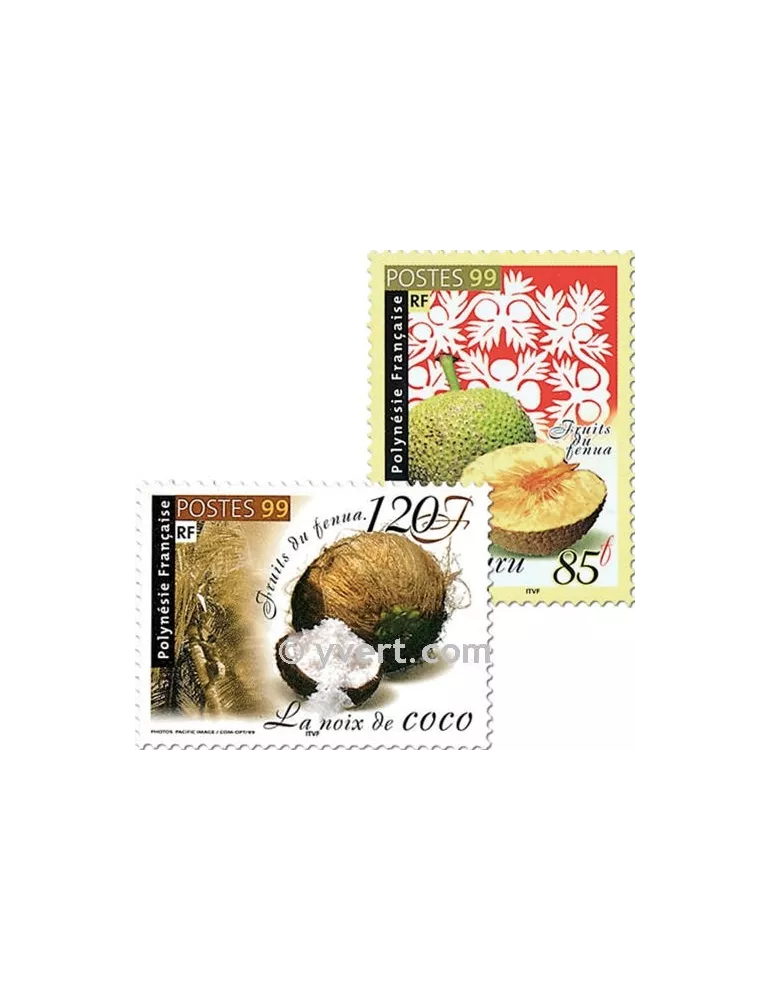n° 588/589 - Timbre Polynésie Poste