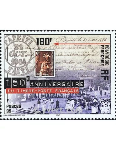 n° 602 - Timbre Polynésie Poste 2