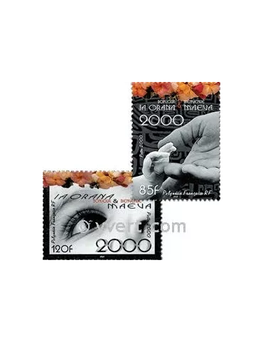 n° 610/611 - Timbre Polynésie Poste