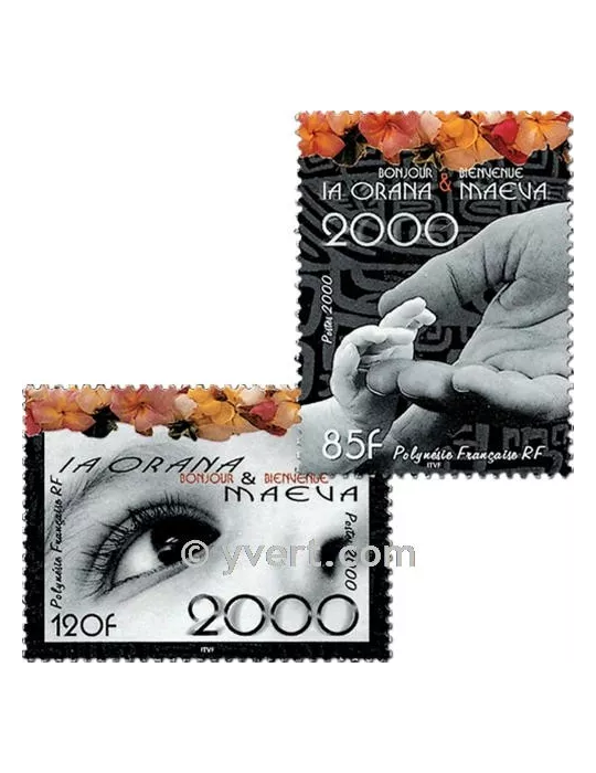 n° 610/611 - Timbre Polynésie Poste
