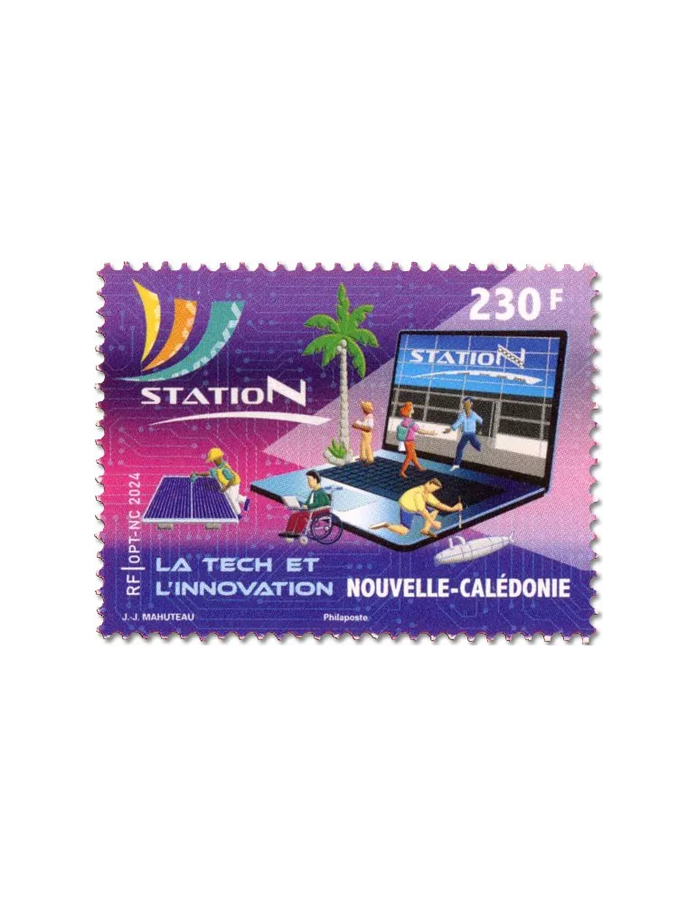 n° 1468 - Timbre Nelle Calédonie Poste