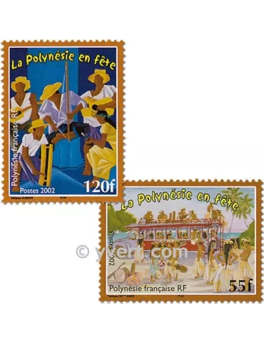 n° 680/681 - Timbre Polynésie Poste 2