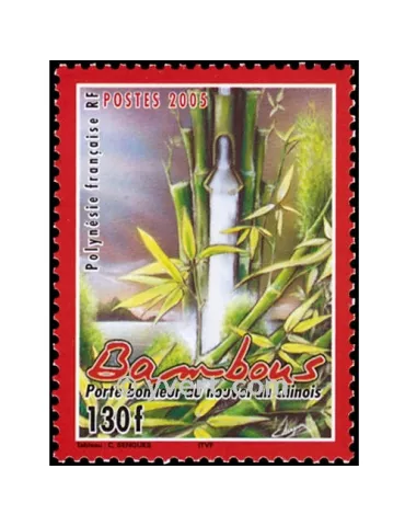 n° 738 - Timbre Polynésie Poste 2